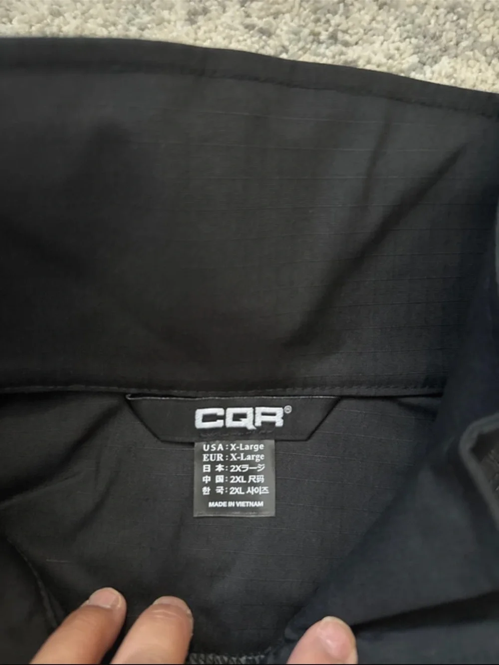 CQB Black Military Field Pullover Jacket - Picture 4 of 8
